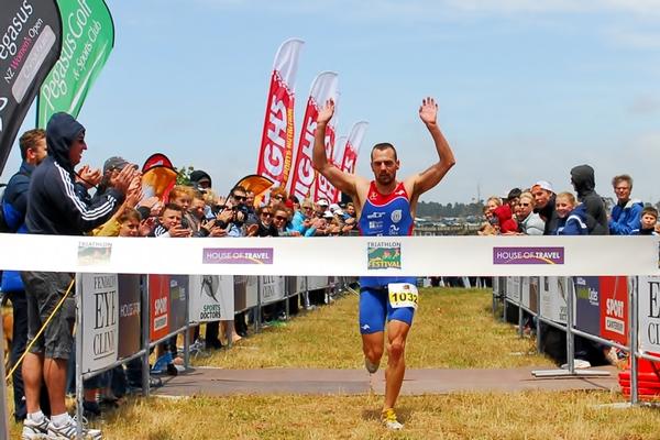 race winner Aurelien Lebrun 